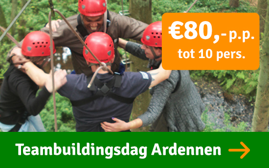 Teambuildingsdag Ardennen