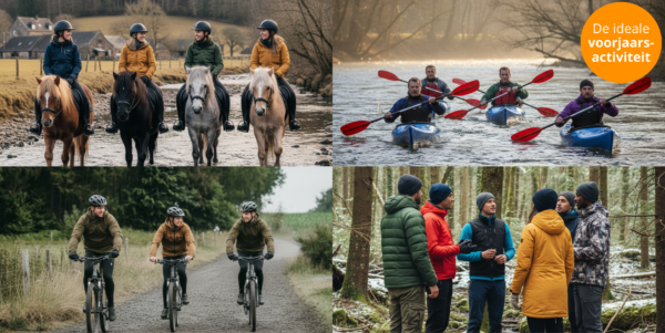Voorjaar in de Ardennen - Brandsport 2026 Outdoor activiteiten in het voorjaar bij Brandsport in de Ardennen: mountainbiken, klimmen en wandelen rond La Roche-en-Ardenne.